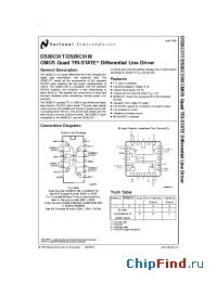 Datasheet DS26C31MJ-MLS manufacturer National Semiconductor