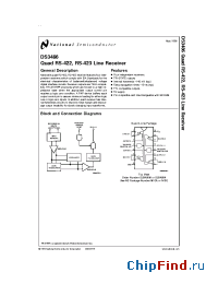 Datasheet DS3486M manufacturer National Semiconductor
