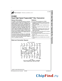 Datasheet DS3662 manufacturer National Semiconductor