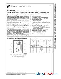Datasheet DS36C280TMX manufacturer National Semiconductor