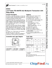 Datasheet DS481TMX manufacturer National Semiconductor