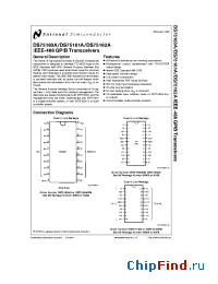 Datasheet DS75162A manufacturer National Semiconductor