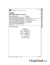 Datasheet DS9639A manufacturer National Semiconductor