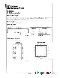 Datasheet F100166 производства National Semiconductor
