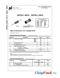 Datasheet FDLL456A производства National Semiconductor