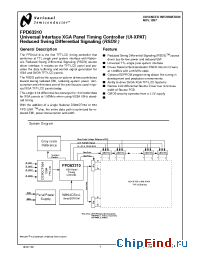 Datasheet FPD63310 manufacturer National Semiconductor
