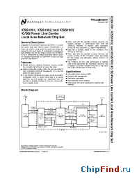 Datasheet IC/SS manufacturer National Semiconductor