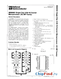 Datasheet INS8060 manufacturer National Semiconductor