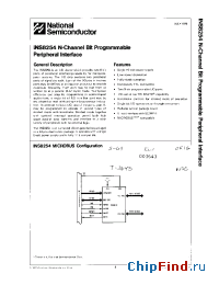Datasheet INS8254 производства National Semiconductor