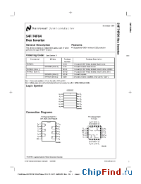 Datasheet JM38510/33002BDA manufacturer National Semiconductor