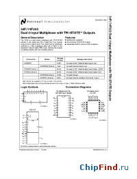 Datasheet JM38510/33908B2A производства National Semiconductor