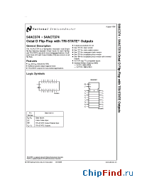 Datasheet JM38510/75602BRA производства National Semiconductor