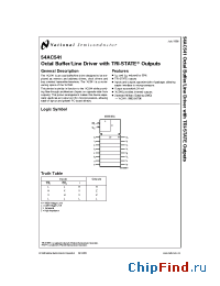 Datasheet JM38510/75711BSA производства National Semiconductor