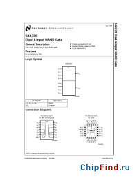 Datasheet JM38510R75003BDA производства National Semiconductor