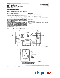 Datasheet LH2440AS manufacturer National Semiconductor