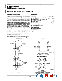 Datasheet LH4010G manufacturer National Semiconductor