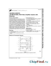 Datasheet LM1207A manufacturer National Semiconductor