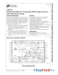 Datasheet LM1270 manufacturer National Semiconductor