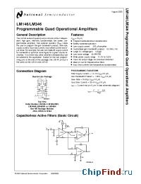Datasheet LM146J/883 manufacturer National Semiconductor