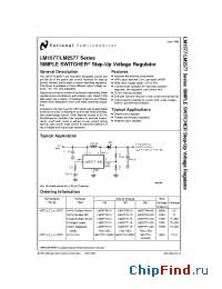 Datasheet LM1577-15 manufacturer National Semiconductor
