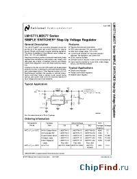 Datasheet LM1577KADJ manufacturer National Semiconductor