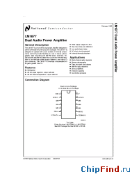 Datasheet LM1877 manufacturer National Semiconductor