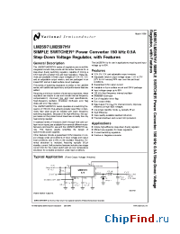 Datasheet LM2597-5.0 manufacturer National Semiconductor