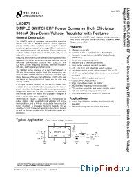 Datasheet LM2671-12 manufacturer National Semiconductor