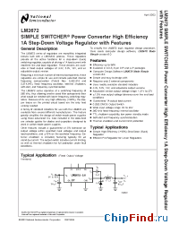 Datasheet LM2672-12 manufacturer National Semiconductor