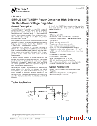 Datasheet LM2675LD-12 manufacturer National Semiconductor