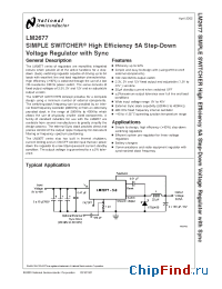 Datasheet LM2677S-12 manufacturer National Semiconductor