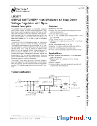 Datasheet LM2677SX-12 manufacturer National Semiconductor