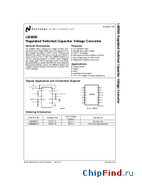 Datasheet LM2686MTC manufacturer National Semiconductor