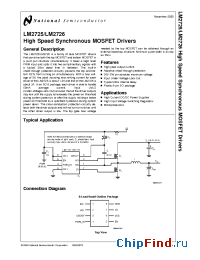 Datasheet LM2725 manufacturer National Semiconductor