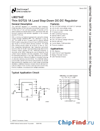 Datasheet LM2734Z manufacturer National Semiconductor