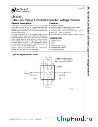 Datasheet LM2780 manufacturer National Semiconductor