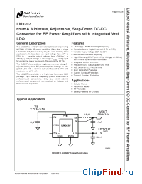 Datasheet LM3207TL manufacturer National Semiconductor