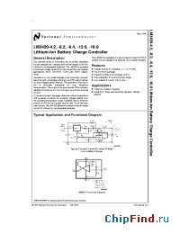 Datasheet LM3420-42 manufacturer National Semiconductor