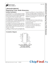 Datasheet LM3524D manufacturer National Semiconductor