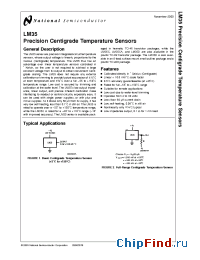 Datasheet LM35CA manufacturer National Semiconductor