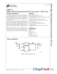 Datasheet LM3674 manufacturer National Semiconductor