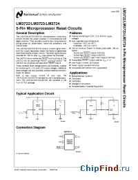 Datasheet LM3722 manufacturer National Semiconductor