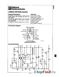 Datasheet LM3820 manufacturer National Semiconductor
