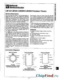 Datasheet LM3905N manufacturer National Semiconductor