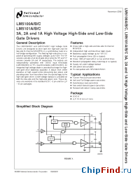 Datasheet LM5100A manufacturer National Semiconductor