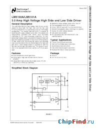 Datasheet LM5100AMX manufacturer National Semiconductor