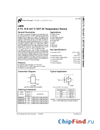 Datasheet LM62CIM3 manufacturer National Semiconductor