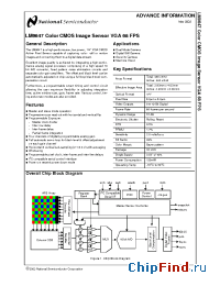 Datasheet LM9647EVAL-KIT manufacturer National Semiconductor