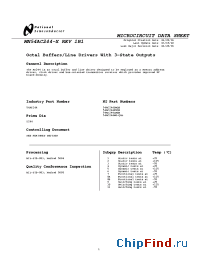 Datasheet MN54AC244DMQB производства National Semiconductor