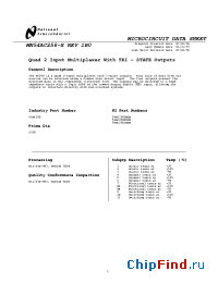 Datasheet MN54AC258-X manufacturer National Semiconductor